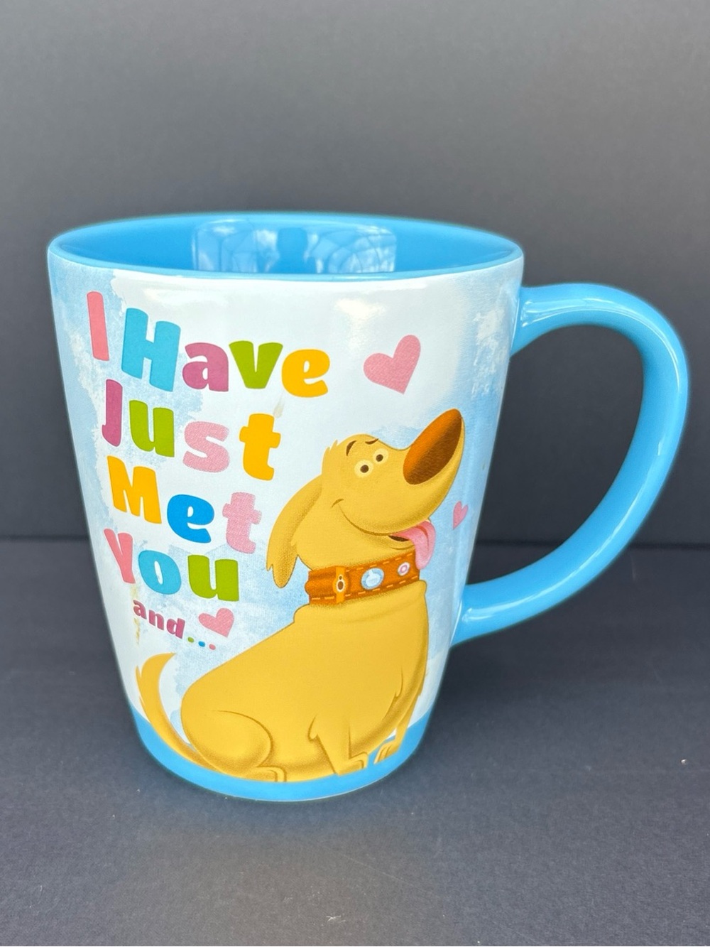 Disney Pixar’s Up Movie Dug I Have Just Met You and I Love You 16oz Coffee Mug